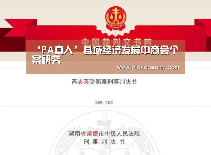 ‘PA真人’县域经济发展中商会个案研究(图1) PA真人集团